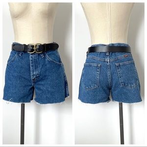 Rustler vintage high waist shorts 27 tag 29 (c607)